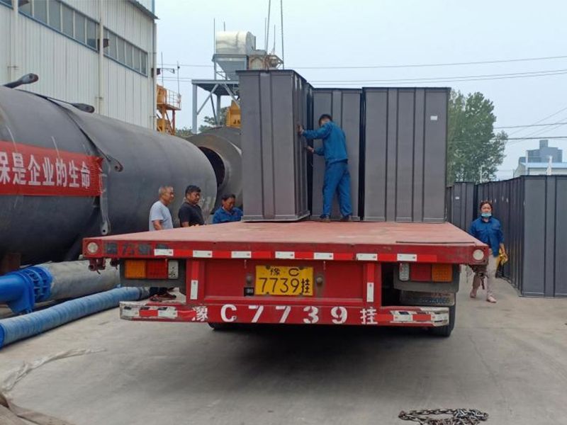 英大重工向菲律宾发运NE型板链式斗式提升机，助力当地砂石生产线建设